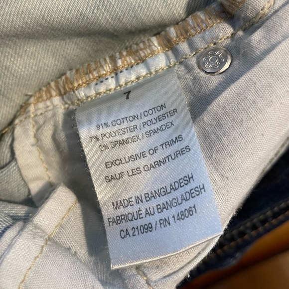 Eighty Two Denim Jean Shorts Light Wash Size 7 - Picture 4 of 7